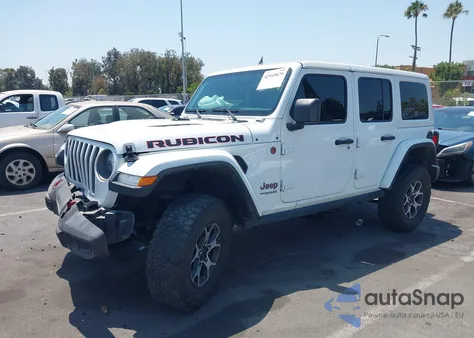 2021 Jeep Wrangler Unlimited Rubicon 4X4 из США, поврежденный, VIN 1C4HJXFGXMW841582